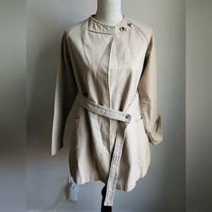 LITHIUM Elegant Beige Trench Coat for Women